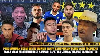 Geger Pengumuman Baru Wa Hj Ummuh : Spill Pemain Asing Baru!! Barba Stay, Tubaro & Sousa di Hukum!!