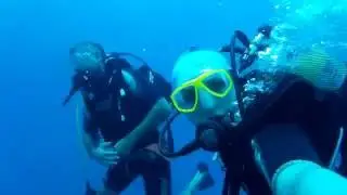 Scuba Diving & Using Regulator Octopus @ Cove of Bogsak - Mersin / Turkey