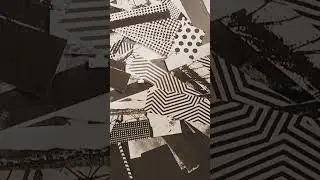 Try something Different. Instead of Ripping your Collage paper, cut it. #Collage #art #howtomake