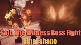 Solo The Witness Boss Fight + Cutseen [The Final Shape Story Boss]
