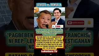 NAKU! REP. LEVISTE, I-IMBESTIGAHAN NI BOYING REMULLA! 😲 #highlights#genz#boyingremulla#viral#news