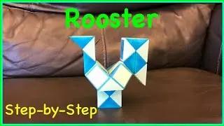 Hen/rooster  making for snake cube very easily #7