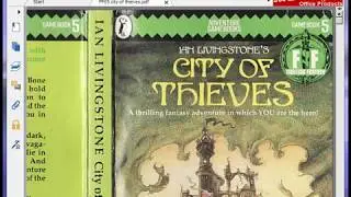 Let's Play City of Thieves (Fighting Fantasy Game Book) Part 1