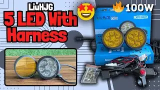 Powerful 5 LED LiuHJG Round Lights | LiuHJG Harness | LiuHJG 5 Led Lights | HJG Powerful Lights
