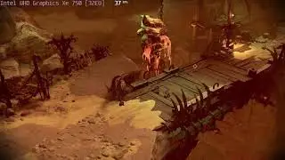 🎮 Intel UHD Graphics Xe 750 (32EU) - Darksiders Genesis gameplay benchmarks (1080p)