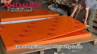 Orange 10mm to 200mm Polyethylene Plastic Sheet