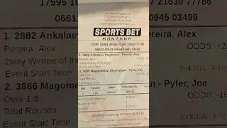 UFC 320 Parlay Pick and Single Homer! #ufc #picks #ufcpicks #grande