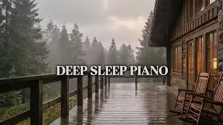 Relaxing Rain & Piano for Deep Sleep | Calming Piano Music with Rain Sounds