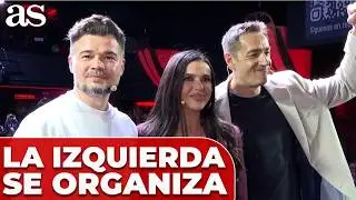 SARAH SANTAOLALLA, RUFI&Aacute;N y EMILIO DELGADO colapsan MADRID para unir a LAS IZQUIERDAS