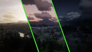 Red Dead Redemption 2 Time Lapse - 2 Days in 2 Minutes - Day / Night Cycle #1 - Ultra Settings 2K