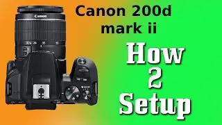 How to Setup Canon EOS 200D II DSLR Camera | #youtubeshorts #ytshorts  #shorts - Insta id: 👇