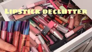 MAKEUP DECLUTTER! PART ONE: LIPSTICKS 💄😘