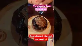 Best dessert i tried last week | The chocolate Room Bangalore | #chocolate #exploremore #cafe e