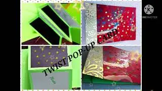 Twist & Pop-up card making | Easy Handmade Birthday card | PhotoGift | Craft work