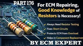 99% ECM Repair Failures Happen Due to Resistor Mistakes. Resistor Is Mandatory for ECM Repairing,