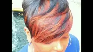 Multicolored Pixie Cut by Razor Chic of Atlanta