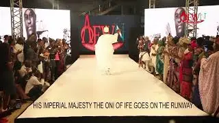 The Ooni of Ife Walks the Runway | AFWL 2025