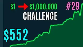 Playing Bad Black Jack Hands: $1 to $1,000,000 Challenge Gambling (PART 29)
