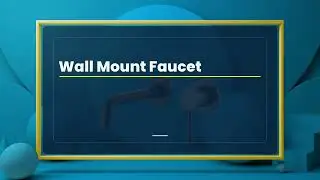 Wall Mount Matte Black Faucets Bathroom Sink Wall Tap Rough-in Valve Included