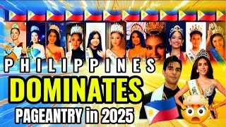 ВИРУСНЫЙ!🤯🇵🇭13 побед Филиппин на международных конкурсах красоты 2025 года (сентябрь 2025 г.)