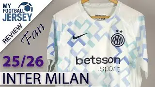 Inter Milan Away Kit 25/26 (adjersey) Fan Version Review