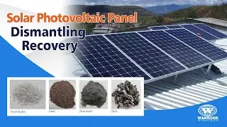 Photovoltaic Panel Recycling Machine Solar Panel Frame Dismantling and Glass Removal Machine