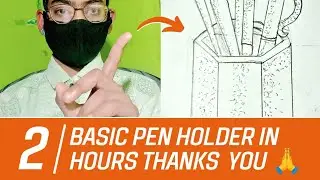 Basic Pan Holder l Draw a Pan Holder I Draw a      Pan Pancil Holder...