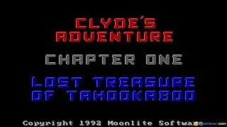Clyde's Adventure gameplay (PC Game, 1992)