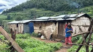 Traditional Nepal Mountain Village | Sheep shepherd Life | Organic Food cooking | Nepali Village