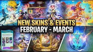 UPDATE SKIN & EVENT FEBRUARI - MARET | MINATO & ITACHI, TIGREAL CC, ABYSSAL THUNDER, ETERNAL SEASON