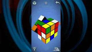 Solving Virtual Rubik's Cube in 46.60 seconds | Magic Cube Puzzle 3D