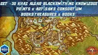 Get +30 Khaz Algar Blacksmithing Knowledge Points & Artisan's Consortium Books