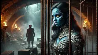 The screams of the caged alien girl have been answered by only one human.