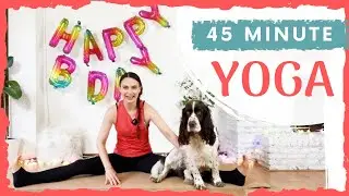 Yoga Birthday Celebration&nbsp;- Happy Birthday Yoga Flow || Vinyasa to Yin Yoga Flow with Hip Openers