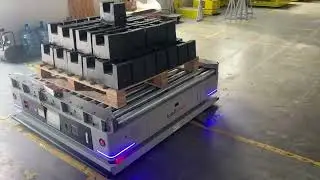 Rainbow Robot is redefining unmanned factory #logistics  with our cutting-edge latent lift #AMR