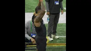 Illini Football | Chase Brown NFL Combine Broad Jump