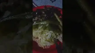 Healthy dinner: cabbage, okra, and eggplant 🍆 @valdelenebarbosa2695