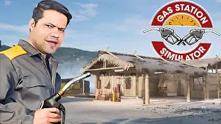 ABRI UM POSTO DE GASOLINA EM UMA ILHA - TIDAL WAVE DLC - Gas Station Simulator