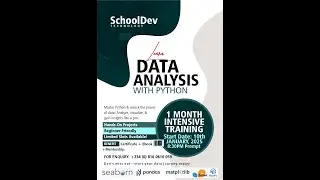 SIMPLIFIED DATA ANALYSIS WITH PYTHON DAY 14 CLASS 1