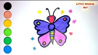 Butterfly Drawing || how to draw butterfly #butterfly #drawinglessons