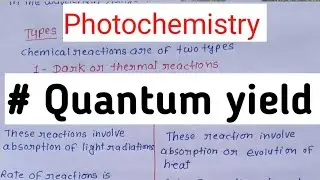Quantum yield