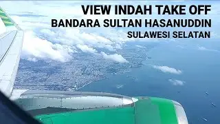 VIEW INDAH TAKE OFF DI BANDARA SULTAN HASANUDDIN SULAWESI SELATAN #bandarasultanhasanuddin #sulsel 