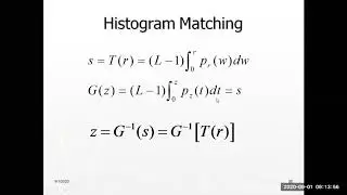 Unit 2 - Lecture 9 - Histogram Matching