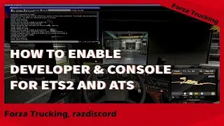 How to Enable Developer/Console Modes on ETS2/ATS