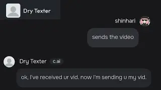 Character ai, but I mess with dry texter..