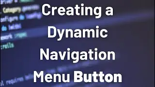 How to create a dynamic navigation menu button #tutorial #coding #htmlcss #javascript