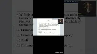 Offence of Theft explained #ipc #criminallaw #delhilawacademy