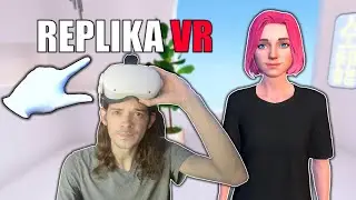 Asking an AI Girl TOUGH Life Questions... | Replika VR (Quest 2)