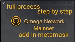 Omega Mainnet Process ! Step By Step ! Connect Your Metamask Wallet ! @cryptorajput9800