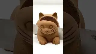 Cutting a Cat Made of Kinetic Sand 😱🐱 | Oddly Satisfying ASMR